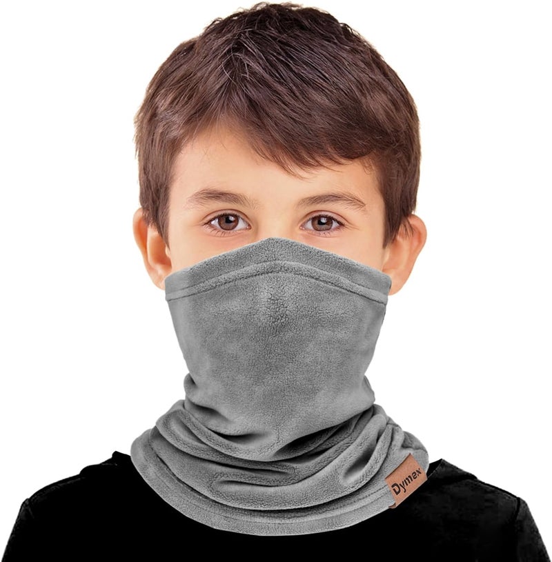 Dymex Kids Neck Warmer Gaiter Winter Fleece Face Neck Cover Balaclava Cold Weather Windproof Face Mask for Boys Girls - Image 2